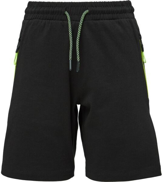 Lotto VENOT Chlapčenské úpletové šortky, čierna, veľkosť 140-146