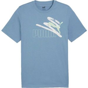 Puma ESSENTIALS + LOGO LAB SUMMER TEE Pánske tričko, svetlomodrá, veľkosť