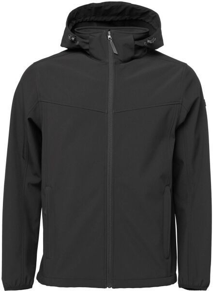 Willard FILEMON Pánska softshellová bunda, čierna, veľkosť XXXL