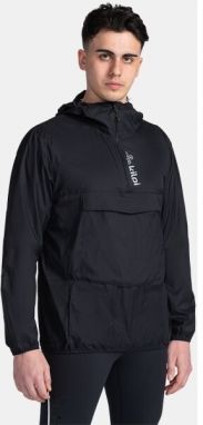 KILPI ANORI Pánska ľahká anorak bunda, čierna, veľkosť