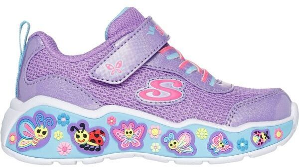 Skechers PLAY SCENE Dievčenská voľnočasová obuv, fialová, veľkosť