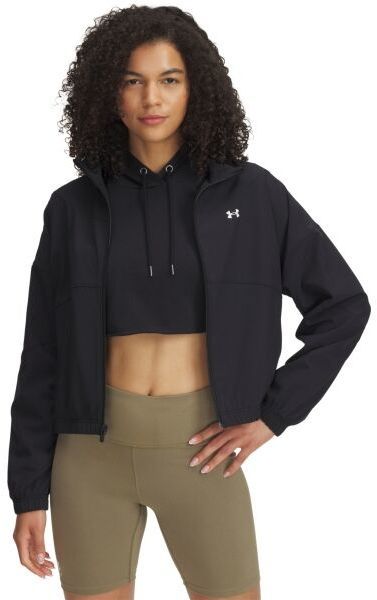 Under Armour RIVAL WOVEN JACKET Dámska bunda, čierna, veľkosť L