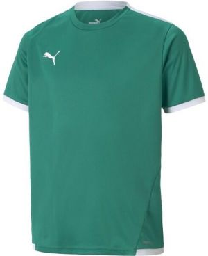 Puma TEAM LIGA JERSEY JR Juniosrské futbalové tričko, zelená, veľkosť