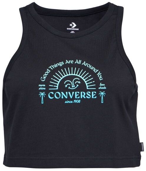 Converse GOOD VIBES Dámsky tielko, čierna, veľkosť