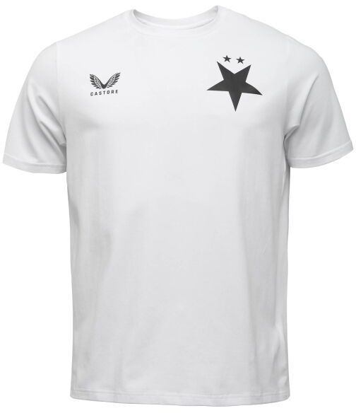 CASTORE SK SLAVIA PRAGUE TRAVEL SS TEE Pánske tričko, biela, veľkosť XXL