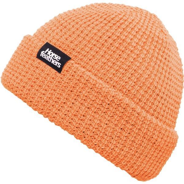 Horsefeathers BUNA Dámska zimná čiapka, oranžová, veľkosť
