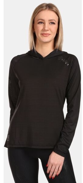 KILPI AILEEN Dámska bežecká mikina, čierna, veľkosť