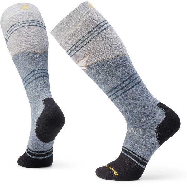 Smartwool SNOWBOARD FC MOUNTAIN GEO PATTERN OTC Pánske lyžiarske ponožky, svetlomodrá, veľkosť