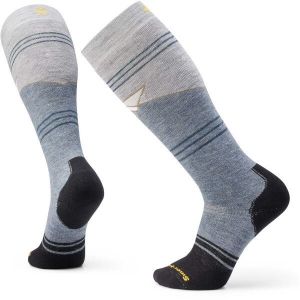 Smartwool SNOWBOARD FC MOUNTAIN GEO PATTERN OTC Pánske lyžiarske ponožky, svetlomodrá, veľkosť