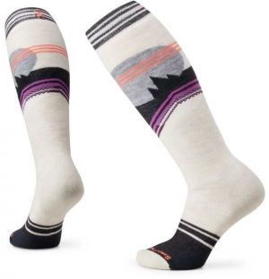 Smartwool SNOWBOARD FULL CUSHION MOON ENERGY OTC Dámske lyžiarske podkolienky, béžová, veľkosť