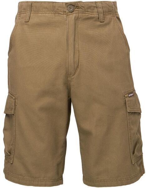 BUSHMAN CUBAL Pánske krátke nohavice, khaki, veľkosť