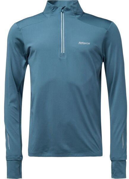 Fitforce RANIX Pánska bežecká mikina, tmavo modrá, veľkosť XXL