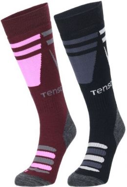 TENSON CORE SKI SOCK 2PK Unisex lyžiarske ponožky, čierna, veľkosť