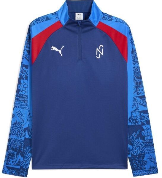 Puma NEYMAR JR PLAYMAKER 1/4 ZIP Pánska mikina, tmavo modrá, veľkosť