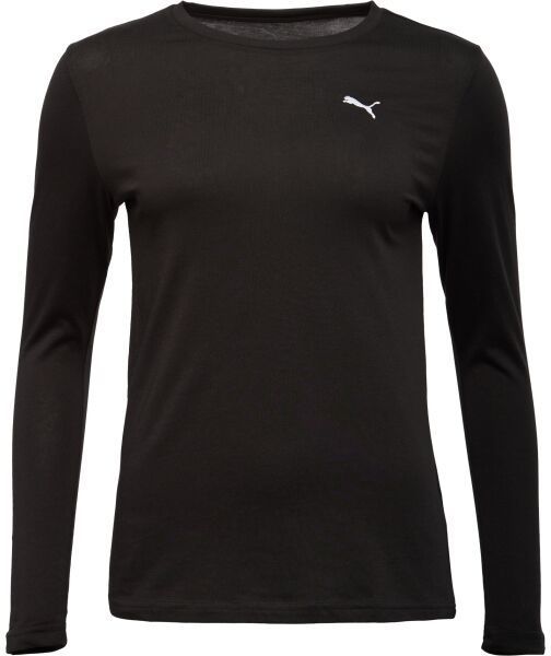 Puma ESSENTIALS LONG SLEEVE TEE Dámske tričko, čierna, veľkosť