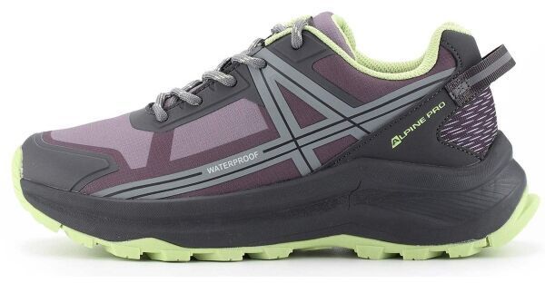 ALPINE PRO BELWA Dámska outdoorová obuv, sivá, veľkosť