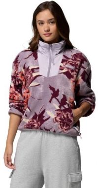 Columbia SEQUOIA GROVE™ PRINTED HALF ZIP Dámska flísová mikina, fialová, veľkosť