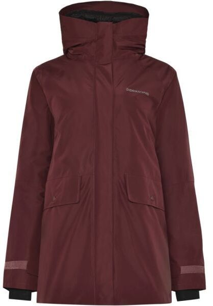 DIDRIKSONS TUVA WNS PARKA Dámska parka, vínová, veľkosť