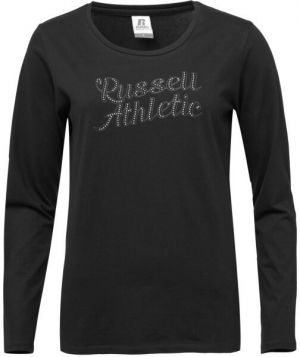 Russell Athletic LS CREW T-SHIRT Dámske tričko, čierna, veľkosť
