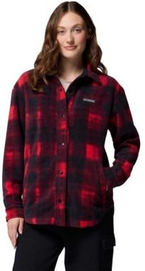 Columbia BENTON SPRINGS SHIRT JACKET II Dámska košeľa, červená, veľkosť