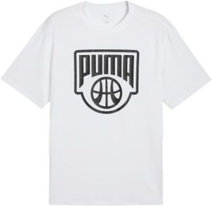 Puma POSTERIZE TEE I Pánske tričko, biela, veľkosť