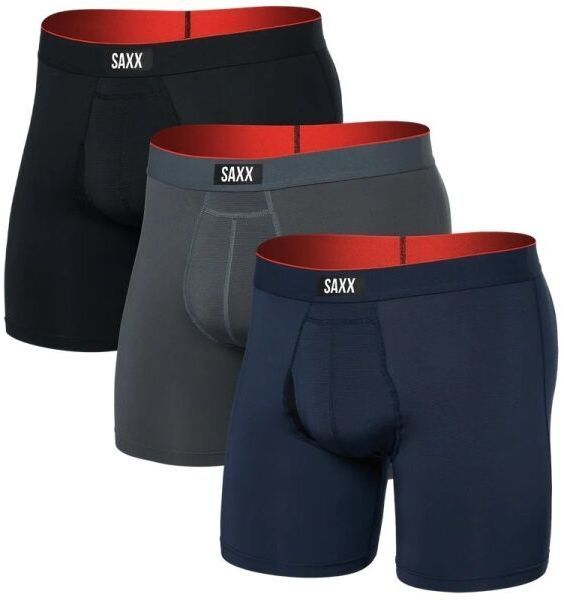 SAXX MULTI-SPORT 3PK Pánske boxerky, tmavo modrá, veľkosť