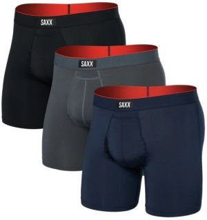 SAXX MULTI-SPORT 3PK Pánske boxerky, tmavo modrá, veľkosť