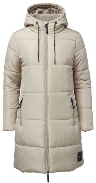 Willard SIANA Dámsky prešívaný kabát, béžová, veľkosť XXL