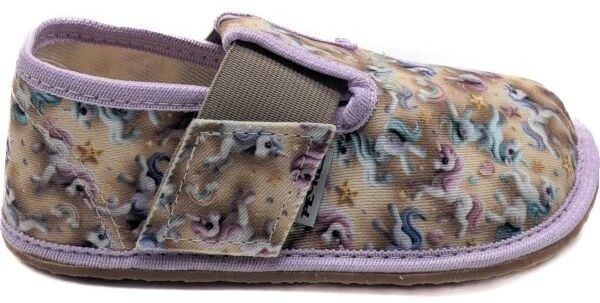 PEGRES BF 01 Detské barefoot papuče, ružová, veľkosť