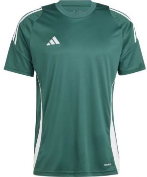 adidas TIRO24 TRAINING JERSEY Futbalový dres, tmavo zelená, veľkosť