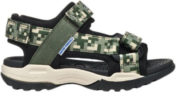 Geox J BOREALIS Chlapčenské letné sandále, tmavo zelená, veľkosť