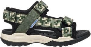 Geox J BOREALIS Chlapčenské letné sandále, tmavo zelená, veľkosť