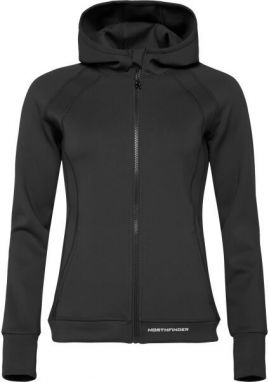 Northfinder EMBERLY Dámska technická mikina, čierna, veľkosť