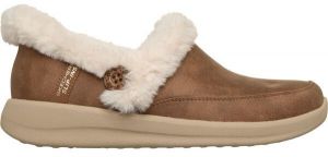 Skechers COZY ESCAPE Dámske zateplené papuče, hnedá, veľkosť