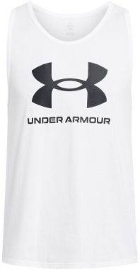 Under Armour SPORTSTYLE Pánske tielko, biela, veľkosť S