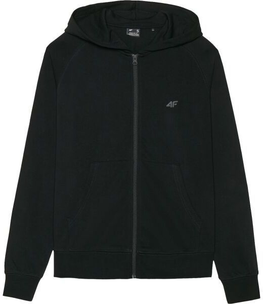 4F SWEATSHIRT Dámska mikina, čierna, veľkosť