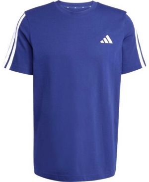 adidas 3-STRIPES SJ TEE Pánske tričko, tmavě modrá, veľkosť XXXL