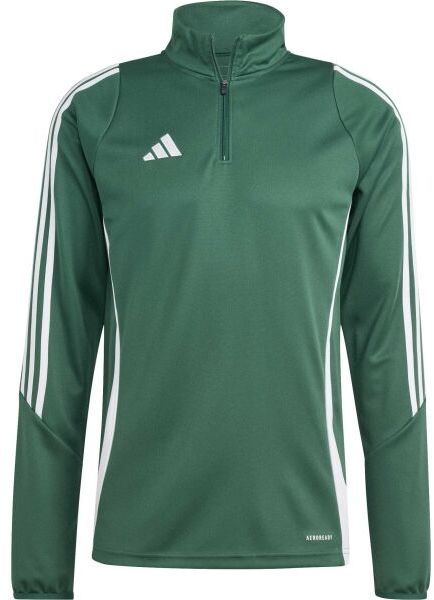 adidas TIRO24 TRAINING TOP Pánska mikina, tmavo zelená, veľkosť