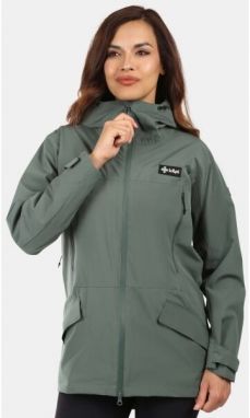 KILPI AYRA Dámsky outdoorový kabát, khaki, veľkosť