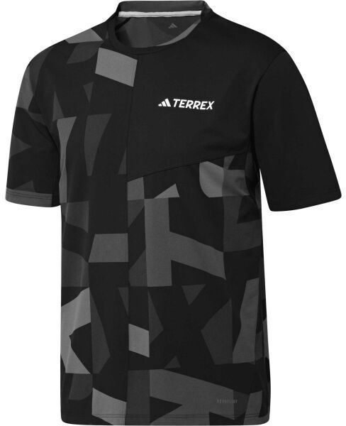 adidas MULTI TERREX AOP TEE Pánske tričko, čierna, veľkosť