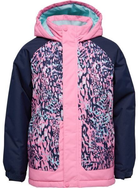 Lewro ODETTE Dievčenská zimná bunda, ružová, veľkosť 128-134