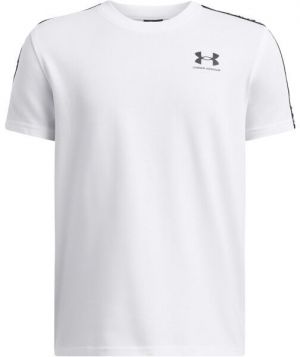 Under Armour SPORTSTYLE TAPED Chlapčenské tričko, biela, veľkosť XL