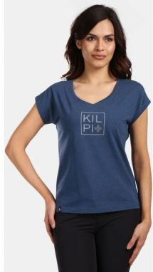 KILPI ROANE Dámske tričko z bavlny, tmavo modrá, veľkosť