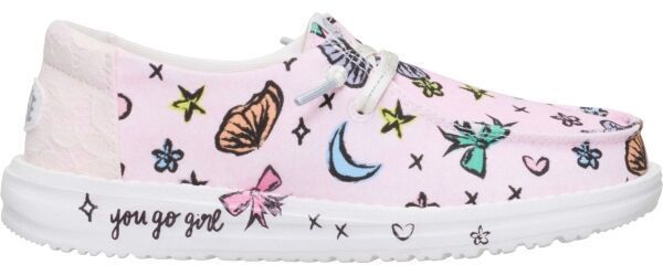 HEY DUDE WENDY Y DARLIN Detská voľnočasová obuv, ružová, veľkosť