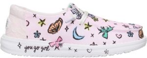 HEY DUDE WENDY Y DARLIN Detská voľnočasová obuv, ružová, veľkosť