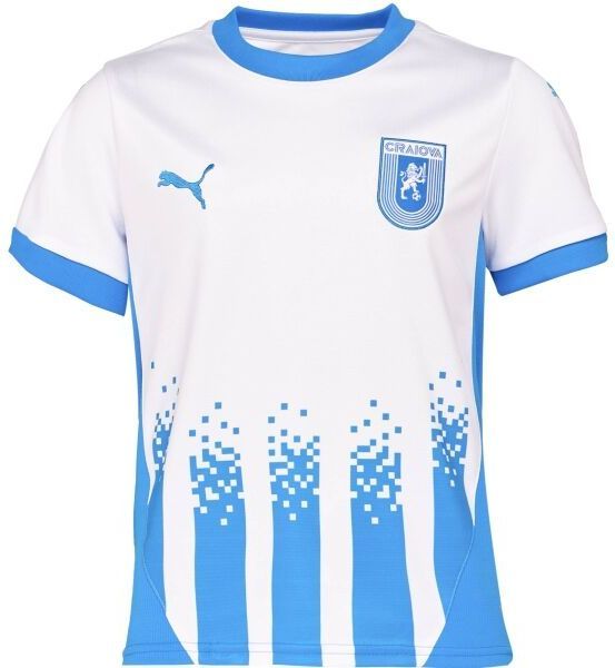 Puma UCV CRAIOVA HOME JERSEY JR Detský futbalový dres, biela, veľkosť