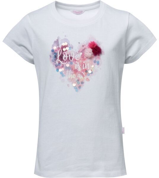 Lewro RUMI Dievčenské tričko, biela, veľkosť 116-122