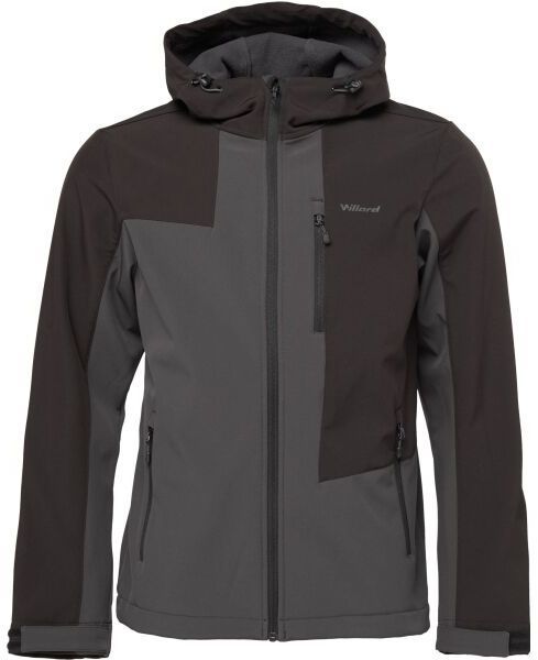 Willard ALDEN Pánska softshellová bunda, tmavo sivá, veľkosť XXXL