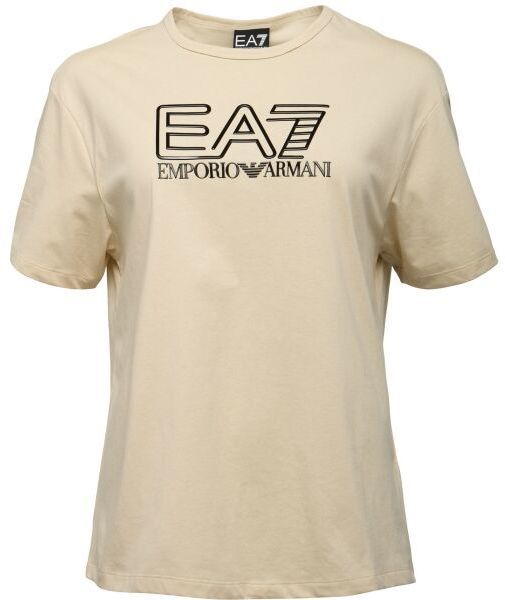EA7 T-SHIRT Dámske tričko, béžová, veľkosť