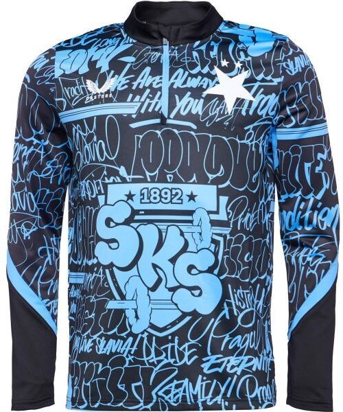 CASTORE SLAVIA PRAGUE PRE MATCH MIDLAYER TOP Pánsky top, svetlomodrá, veľkosť XXL